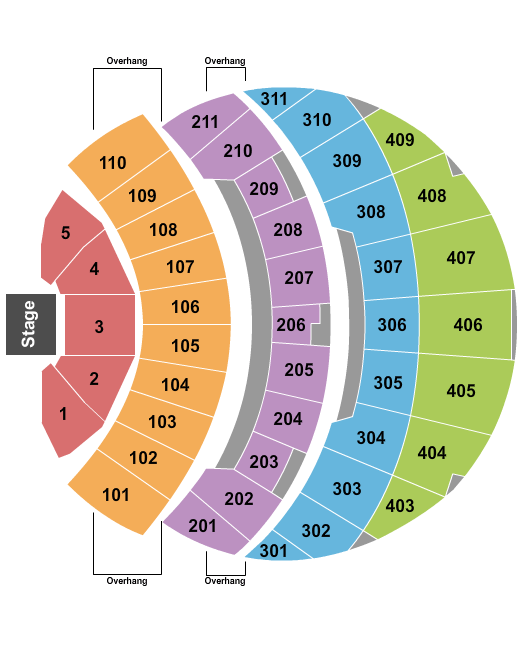 The Sphere The Long Goodbye Tour Seating Chart